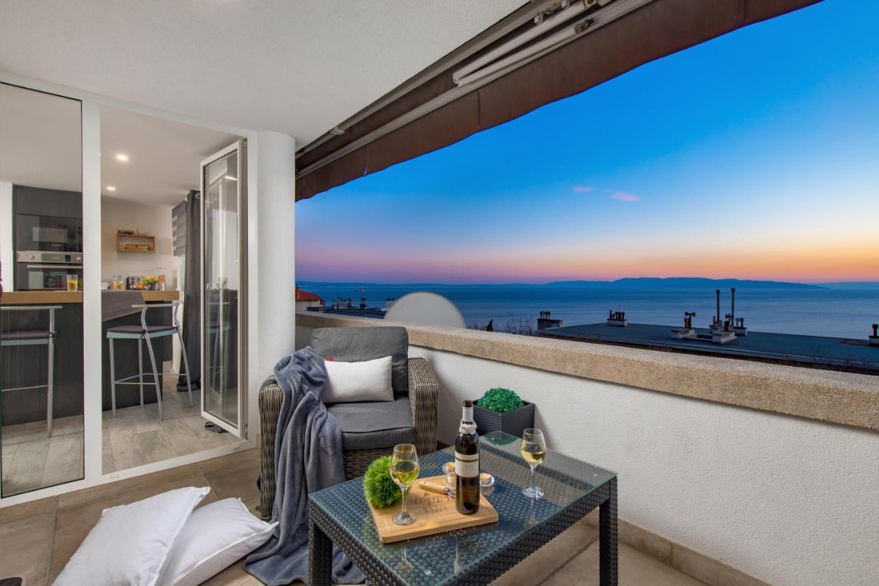 Lux Apartment Sky View Rijeka Dış mekan fotoğraf