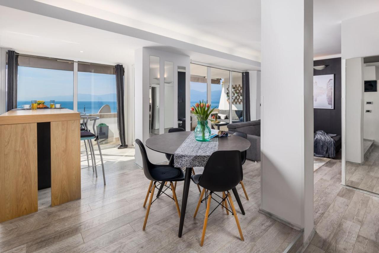 Lux Apartment Sky View Rijeka Dış mekan fotoğraf