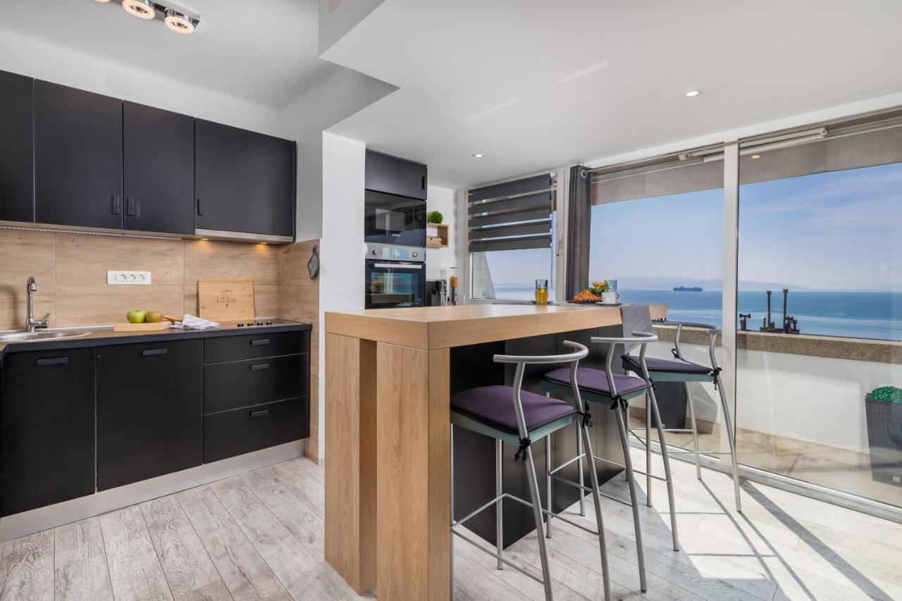 Lux Apartment Sky View Rijeka Dış mekan fotoğraf